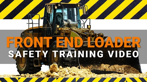 Front end loader safety training video.