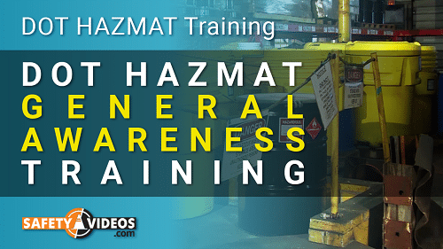 DOT HAZMAT General Awareness Training Video