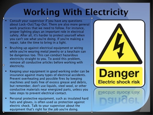 Electrical Safety Powerpoint