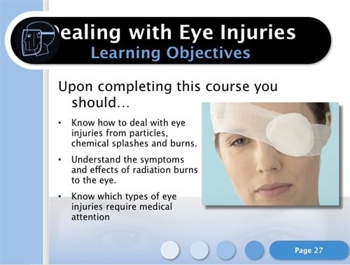 Eye Safety and Protection Powerpoint Presentation