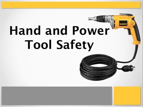 Hand And Power Tool Safety Powerpoint Presentation