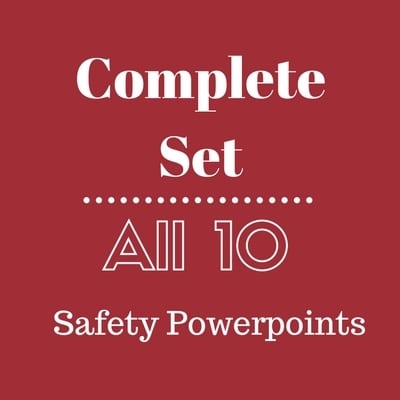 Complete Package of Safety Powerpoint Presentations (All 10)