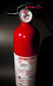 Picture of a fire extinguisher