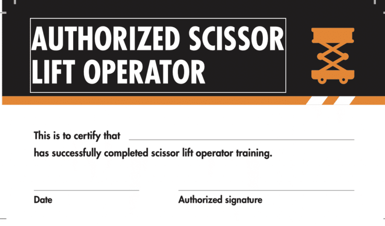 How Long is Scissor Lift Certification Good For?