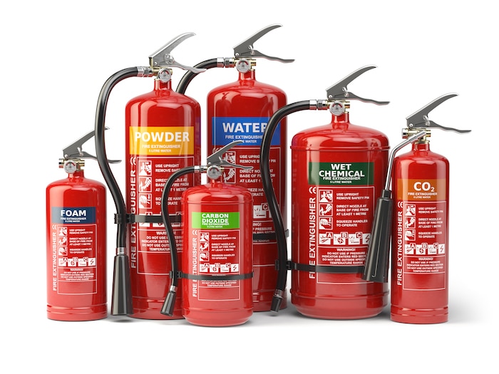 What Are The Different Types Of Fire Extinguishers?