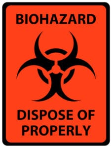 Biohazard Warning Sign