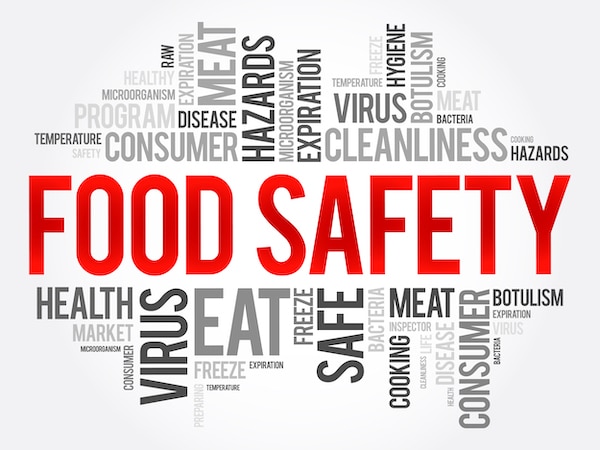 Food safety word cloud