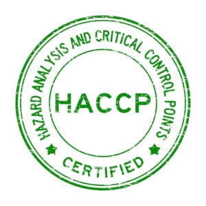 HACCP Certification Stamp