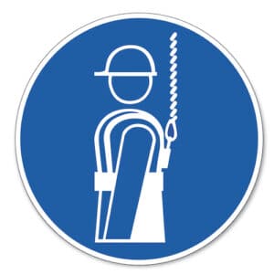 Safety Harness for Scissor Lifts