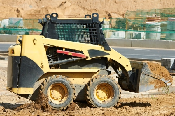 Skid Steer Carrying Load