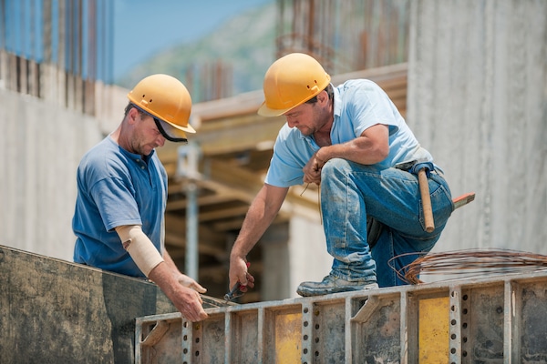 Two Construction Workers