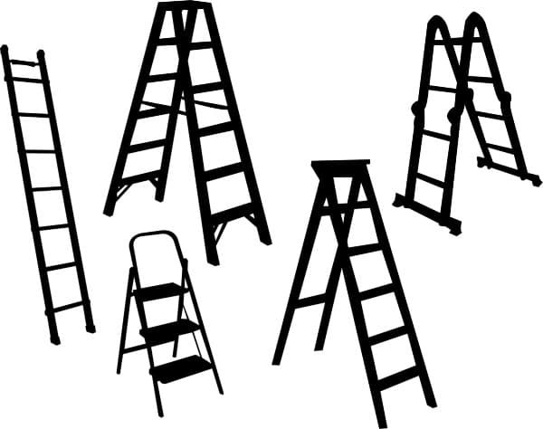 Various Ladders of All Sizes