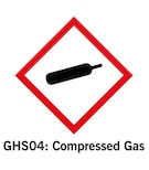 Compressed Gas HAZCOM Pictogram