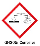 Corrosive HAZCOM Pictogram