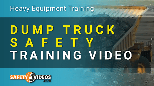 Dump truck safety training video.