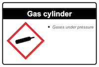 Gas Cylinder GHS Pictogram