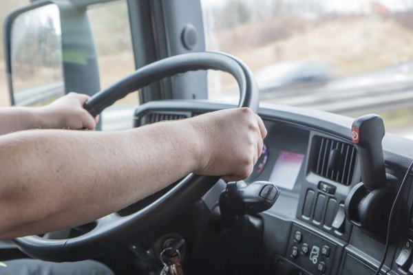 Truck Driver Steering Wheel