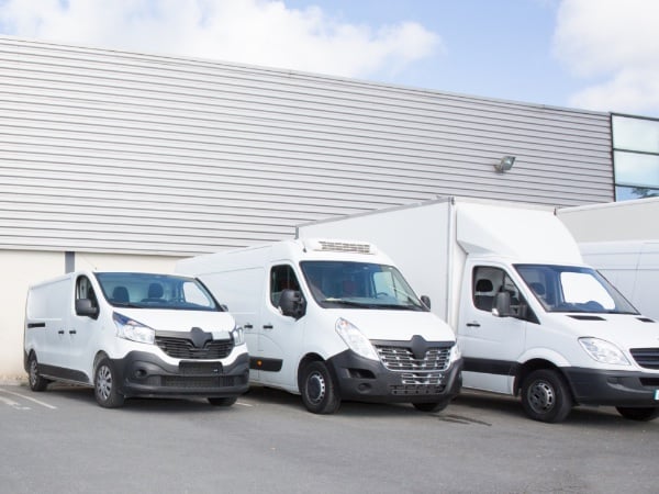 Commercial Motor Vehicles in A Line