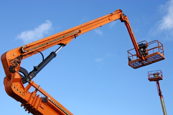 Large Aerial Lift High in the Sky