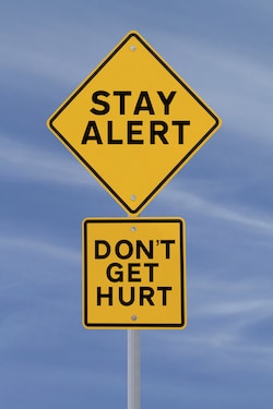 Stay Alert Sign