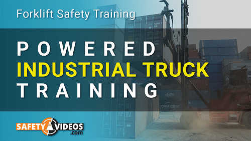 This training teaches Powered Industrial Truck safety