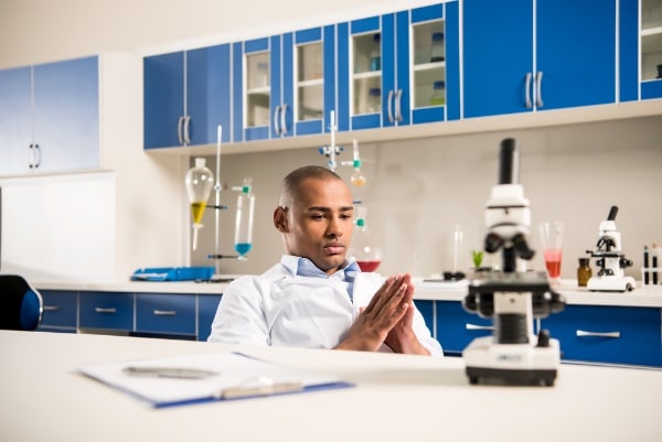 Doctor With a Microscope