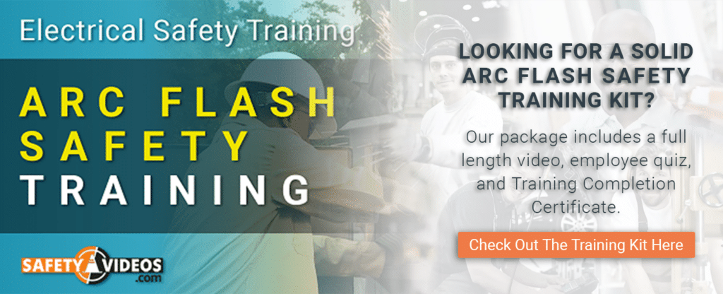 This is the banner which leads to our arc flash training video product