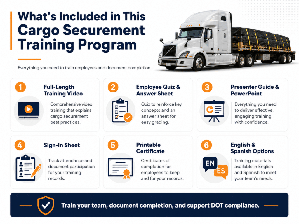 Cargo & Load Securement Training for Drivers – [Video Kit]